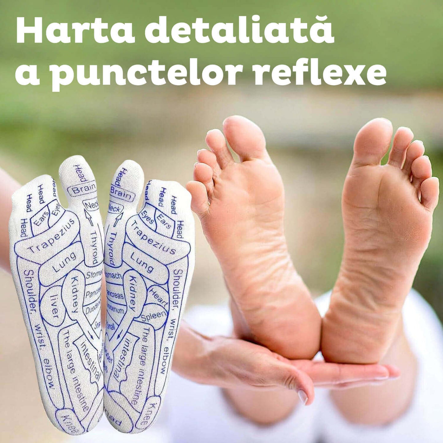 Sosete pentru Masaj, Presopunctură și Reflexoterapie