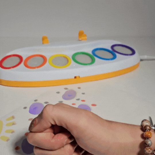 Pensula Magică cu Lumină pentru Pictură Fără Pete