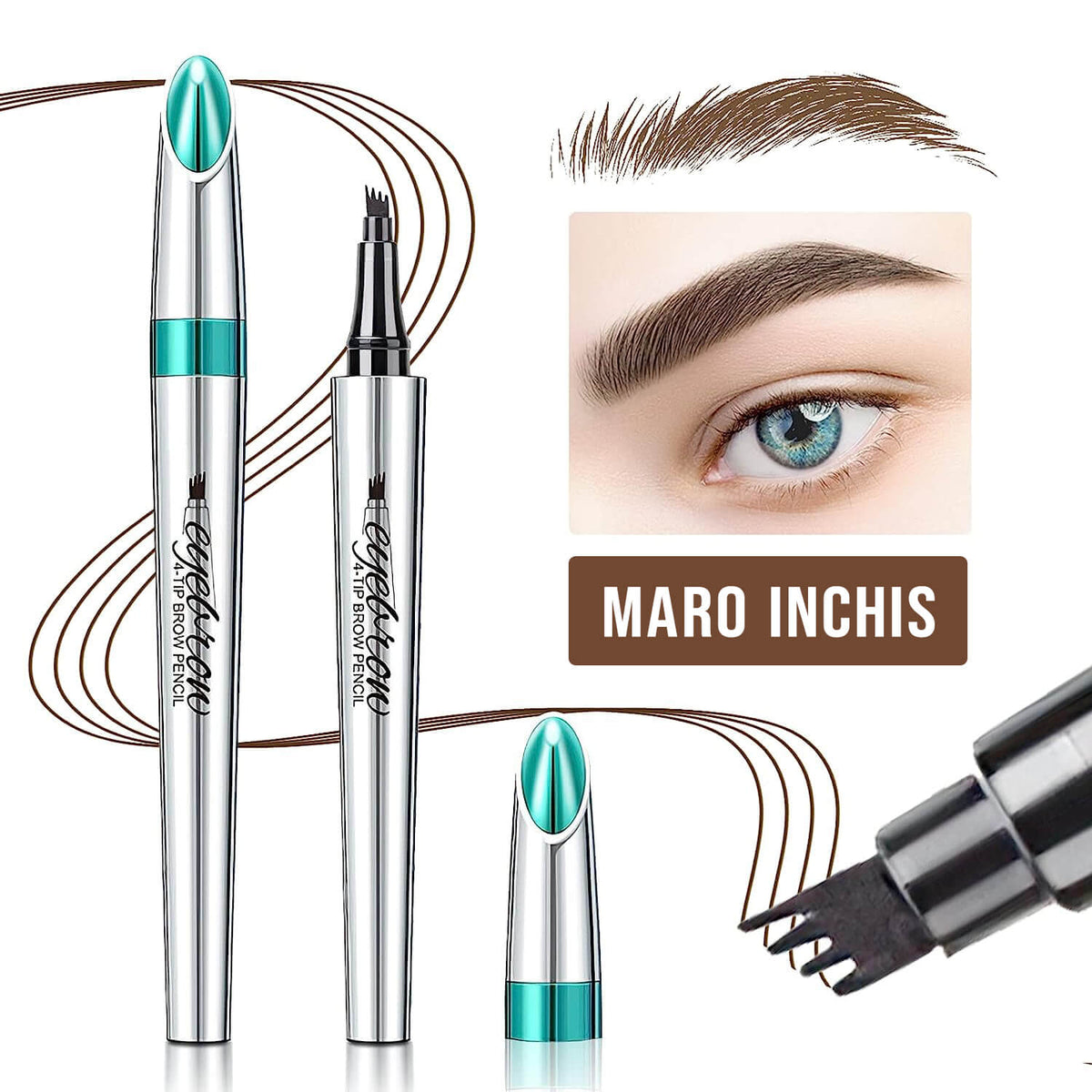 OFERTĂ 1+1 GRATUIT Creion Cosmetic pentru Sprâncene 3D