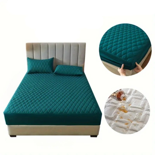 Așternut Impermeabil cu Sistem Anti-Alunecare, Verde – Ofertele Zilei