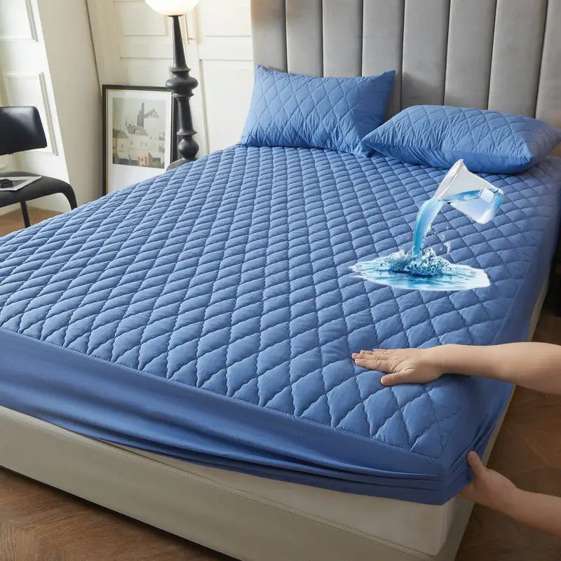 Așternut Impermeabil cu Sistem Anti-Alunecare, Albastru Deschis – Ofertele Zilei