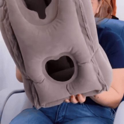 Pernă Ergonomică Gonflabilă pentru Călătorii