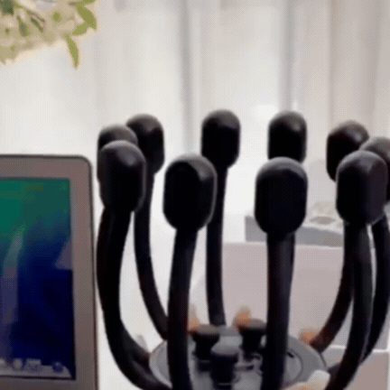 Aparat Electric de Masaj pentru Scalp cu Gheare de Caracatiță, Reîncărcabil USB, cu 3 Viteze Reglabile, Portabil și cu Vibrații