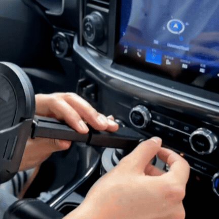 Suport Auto pentru Telefon cu Extensie pentru Suportul de Pahar – Rotire 360°, Multifuncțional
