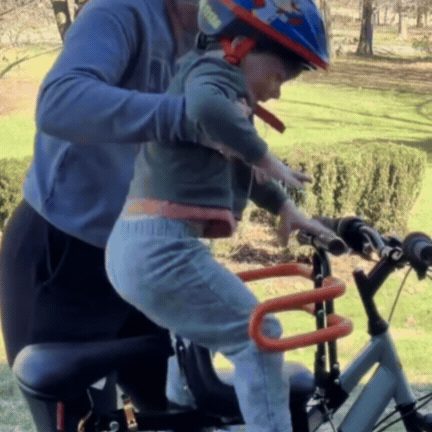 Scaun pentru Copii de Bicicletă cu Bară de Siguranță (2–6 ani)