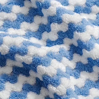 Set 10 lavete super absorbante pentru curatat - model valuri