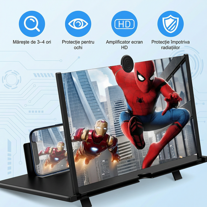Suport Telefon cu Amplificator de Imagine