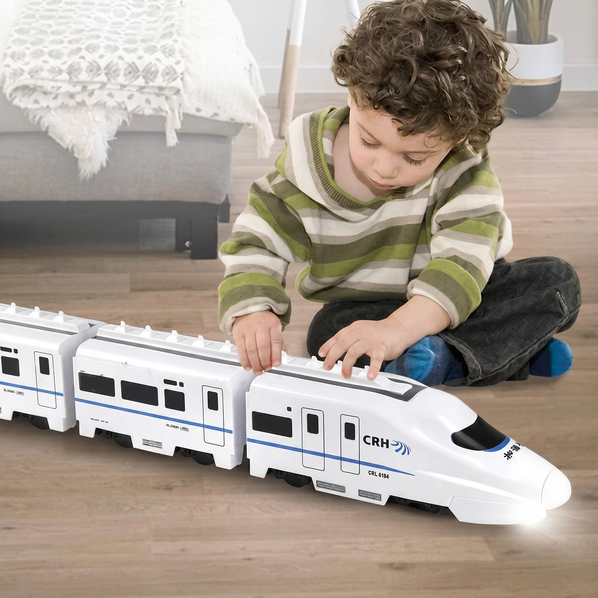Tren de Jucărie pentru Copiii Pasionați de Călătorii
