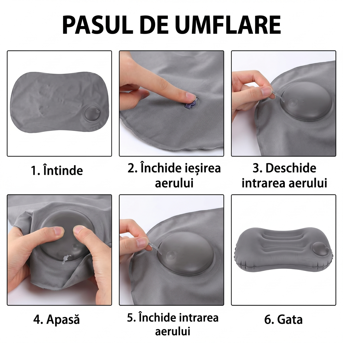 Set Perne Gonflabile pentru Spate și Gât