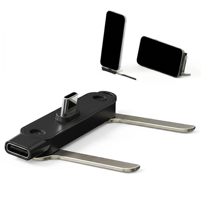 Adaptor Type-C cu Suport Rotativ 360°