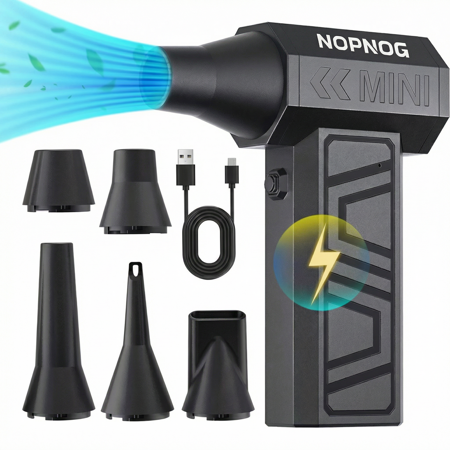 Suflantă Electrică Portabilă cu Ventilator Jet