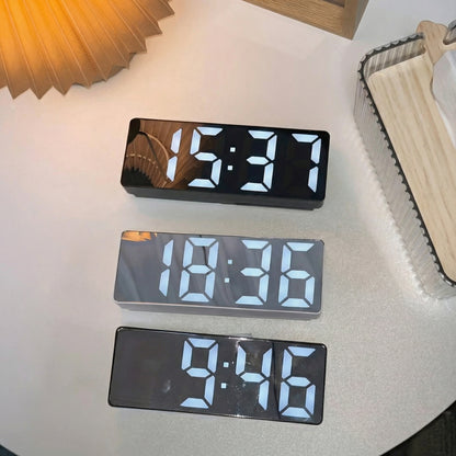 Ceas cu Alarmă Digitală Creativ cu Oglindă
