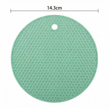 Set de 4 Suporturi Rotunde din Silicon Rezistente la Căldură