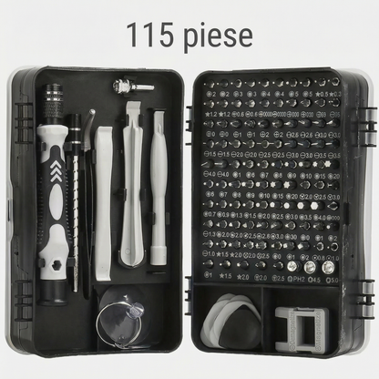 Set de 115 Șurubelnițe de Precizie pentru Reparații Electronice