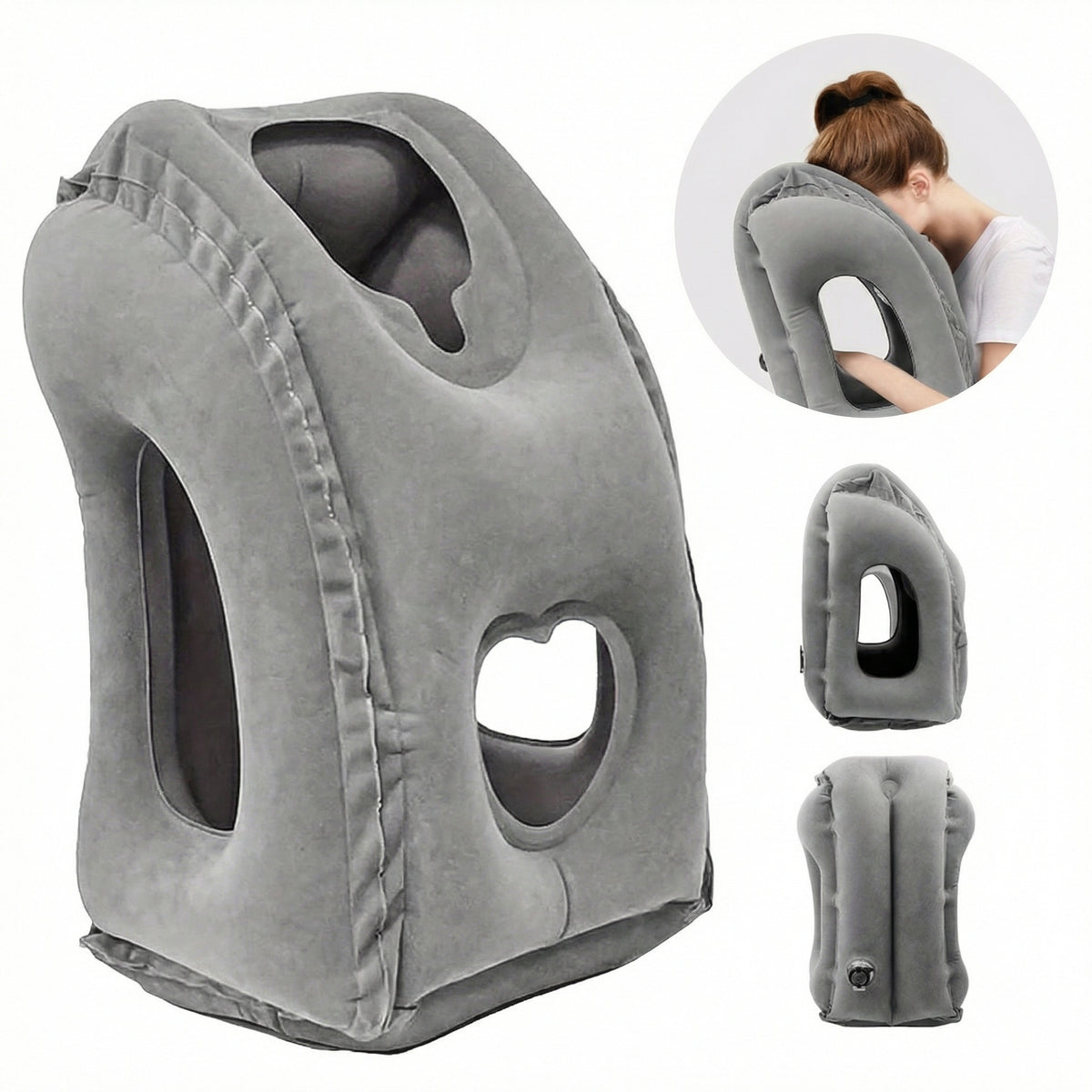 Pernă Ergonomică Gonflabilă pentru Călătorii