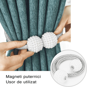 OFERTĂ 4+4 GRATUIT: Șnururi Magnetice pentru Perdele si Draperii