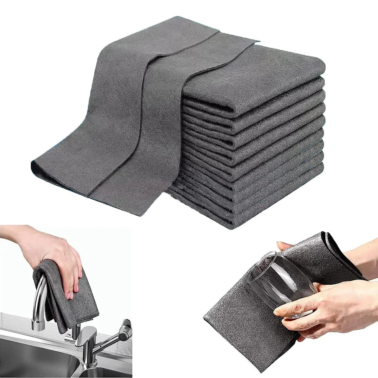 Laveta Magica din Microfibra (set de 5 bucati)