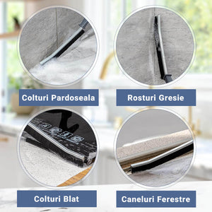 Set 4 Perii pentru Curățarea Zonelor Înguste