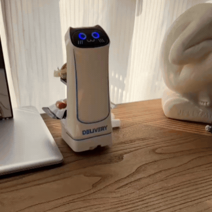 Mini Robot RC pentru Servire cu Telecomandă