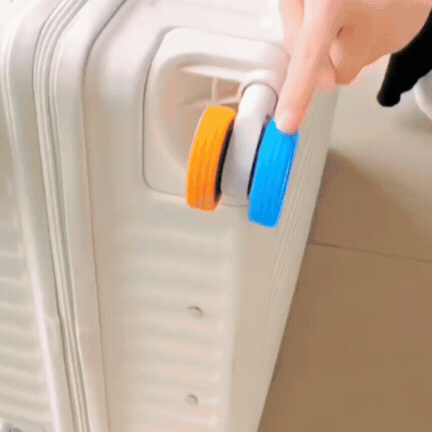 Set 8 Protecții pentru Roți de Valiză cu Absorbție de Șoc